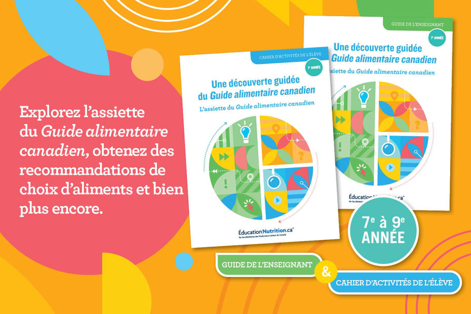 L’assiette du Guide alimentaire canadien – 7e à 9e année