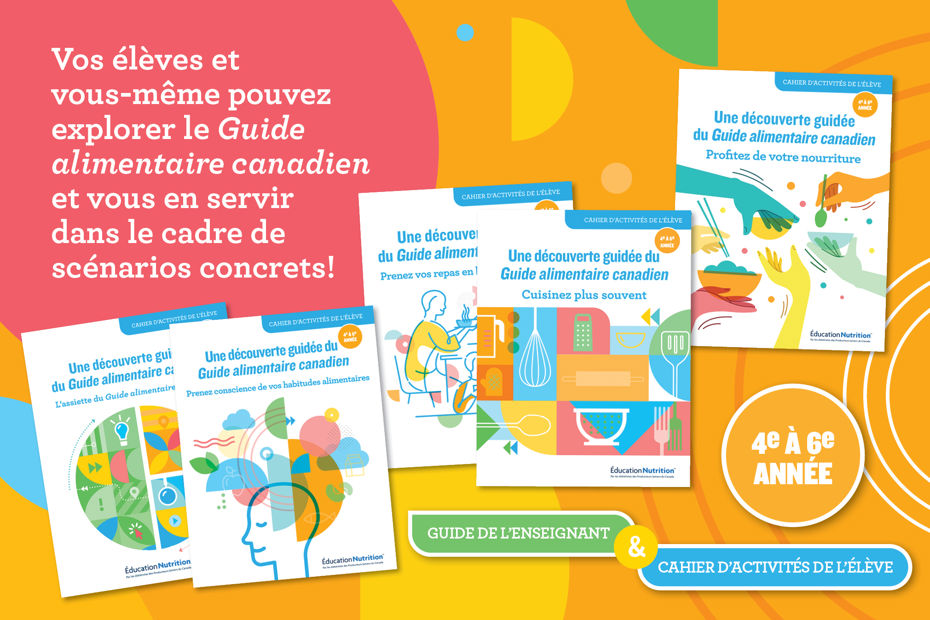 Une découverte guidée du Guide alimentaire canadien – 4e à 6e année