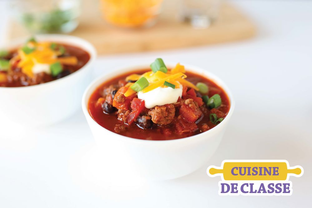 Chili à la mijoteuse