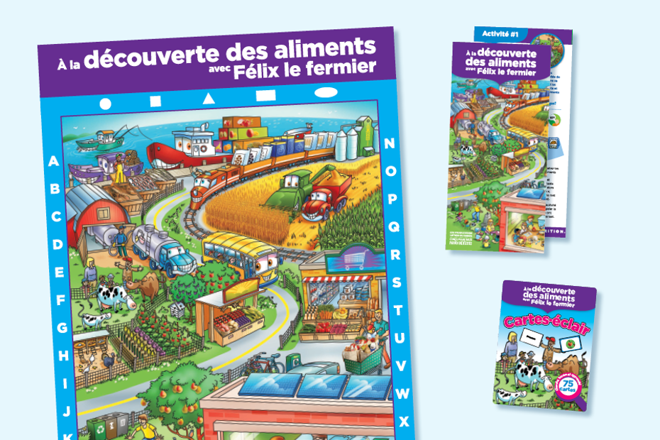  À la découverte des aliments avec Félix le fermier
