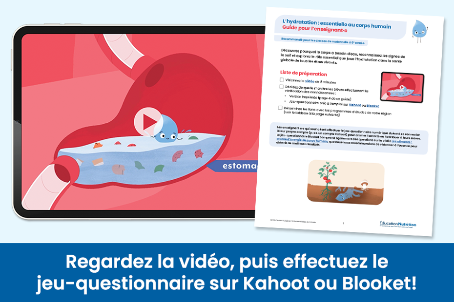 L’hydratation : essentielle au corps humain